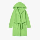 Umeyda Boys Girls Hooded Bathrobe Soft Towel Robe Kids Terry Cloth Spa Robes Sleepwear, Size 120