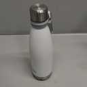 koodee Water Bottle-17 oz Stainless Steel Double Wall Vacuum Insulated Water Bottle for Back to School, Cola Shape Leak Proof Sports Bottle for School(White)