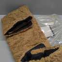 PatiencET Self Warming Cat Bed for Indoor Cats 24'' x 60'' - Cozy Fleece Heating Pad, Non-Electric Thermal Mat for Small Pets, Washable Soft Cushion for Winter Comfort and Warmth Khaki