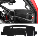 Pigenius Dash Cover for Chevrolet Silverado/ GMC Sierra 1500/ 2500 HD/ 3500 HD, 2014–2018, with Forward Collision Alert - Custom Fit Dashboard Cover, Black