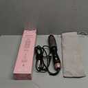 zavarea Thermal Brush, 1.5 Inch Heated Round Curling Brush, 800M Negative Ions Ceramic Stylers for Less Frizz, 4 Temp Set, Dual Voltage for Travel, Easy Use Boosts Shine (Elegant Black)