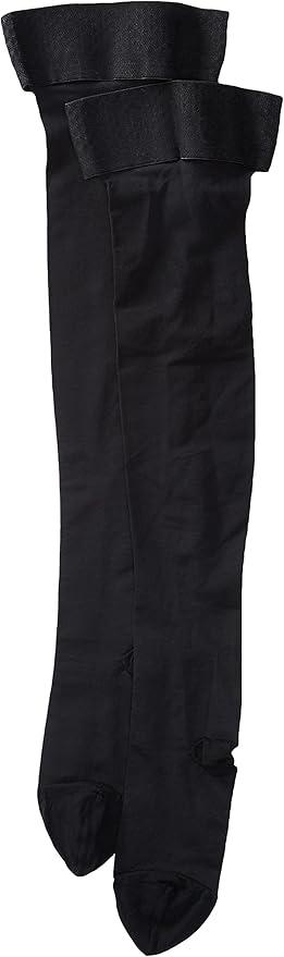 Soft Fit 20-30 mmHg Thigh High with Uniband Top Stockings, Black, Medium