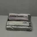 Niagara Sleep Solution King Grey Bed Sheet Set 4 Pieces Silky Smooth Bridal Satin Deep Pocket Fitted, Flat, 2 Pillow Cases Wrinkle Stain, Fade Resistant (Grey Satin, King)