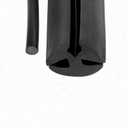 Window Rubber Seal 13/64" X 3/32" Locking Gasket for Windshield and Windows Cars, Boats and Heavy Equipment (13 Feet)