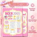 Happy 21st Birthday Card Gift Decorations Gift for Girls Her, 10.6 x 7.9 Inch