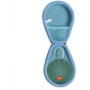 Hermitshell Travel Case Fits JBL Clip 3 Portable Waterproof Wireless Bluetooth Speaker (Teal) set of 2