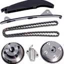 Timing Chain Kit 24321-2E000, Compatible with Kia Soul 2.0L 2012-2013/Hyundai Elantra 1.8L 2011-2014, w/Intake & Exhaust VVT Gear Sprocket 243502E001+243702E000, Timing Chain Tensioner&Guide