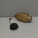 Twinkya Hanging Solar Lights Outdoor Garden Decorative Solar Lantern Waterproof Metal Moroccan Outdoor Decorations for Patio Pathway Yard Porch Backyard Garden Decor (Gold, 1 Pack)