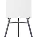 MasterVision Quantum Heavy Duty Display Easel, 35.62" to 61.22" High, Plastic, Black, Modern