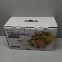 5-Pack Borosilicate Glass Containers with Tempered Lids, 35.2oz/4.4 Cup Airtight Meal Prep Set, Microwave/Freezer Safe (Pink)