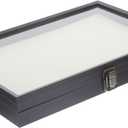 Elegant Brooch Storage Box Jewelry Display Container Lid for Jewelry Boxes