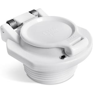 W400BWHP Free Rotating Vacuum Lock Safety Wall Accessory Replacement for Hayward Navigator Pool CleanersWhite