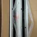 Set of 2 Folding Table 4FT Camping Table Portable Heavy Duty Plastic Rectangular Outdoor Dining Table Steel Legs Fold-in-Half with Carrying Handle for Indoor,Picnic,Party,Wedding,Events(White)