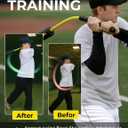 Baseball & Softball Rope Swing Trainer - Innovative High-Density Foam Bat Design for Real Swing Feel & Better Feedback, Batting Training Tool, Hitting Aid for Youth & Beginners