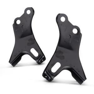 For Toyota Tacoma 1998 1999 2000 Bumper Bracket Driver and Passenger Side | Pair | Front | 4WD/2WD and Pre-Runner | Steel | Replacement For TO1066129, TO1067129 | 5201204050, 5201104050