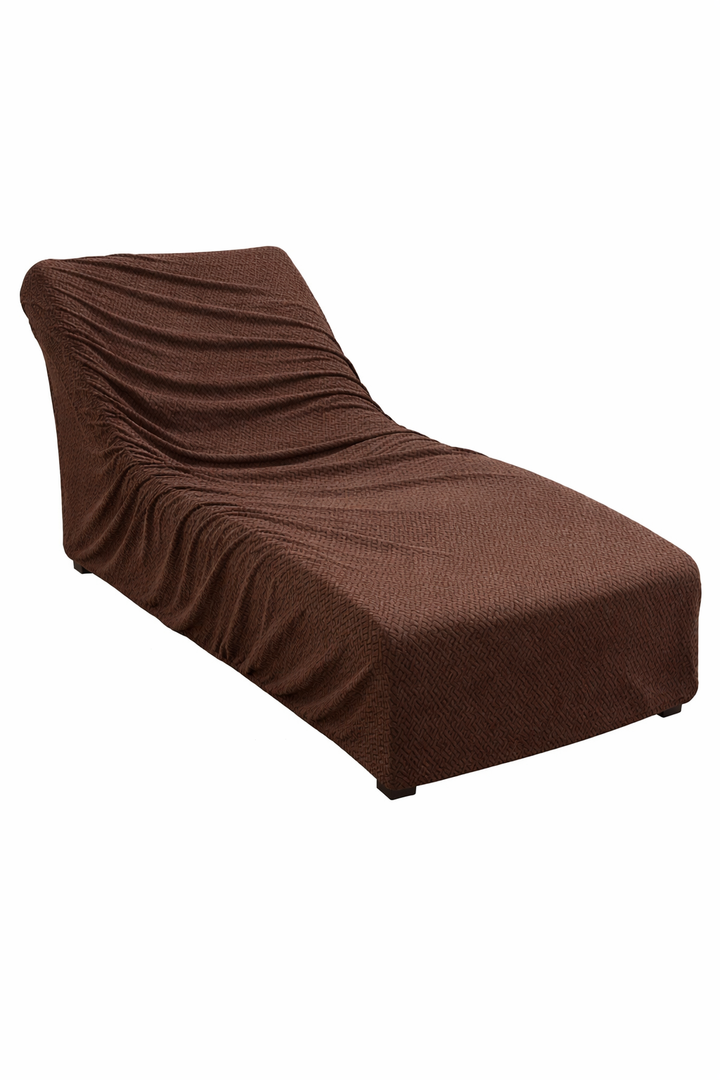 Chaise Cover, Brown, 4 