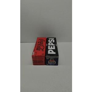 Set of 2: Coke Zero Sugar Cola Soda, 12 oz, 12 Pack (Best By: Oct 13 2025) +  Pepsi Zero Sugar Cola Soda, 12 Fl Oz Cans (Pack of 12)(Best By:  Nov 03 2025)