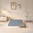 YORMDMO 3 Inch Box Spring, Queen Size Box Springs with Fabric Cover, Heavy Duty Metal Low-Profile Foundations Easy Assembly 3000 lbs Capacity