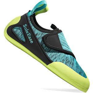 Rock Climbing Shoes for Men & Women Bouldering Shoes for Indoor & Outdoor Climbing (7 Narrow Women/5 Narrow Men, 016-green)