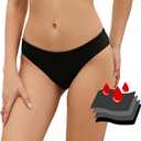 SherryDC Women's Period Swimwear Bikini Bottoms-Menstrual Leakproof Swimsuit Bottoms Briefs for Teen Girl