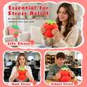 6 Inch Giant Strawberry Squishy Slow Rising Stress Relief Toy, Realistic Soft Fruit Squeeze Fidget Sensory Toy, Desk Decor Party Favor Gift for Adults