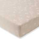 Burt's Bees Baby Essential Organic Cotton Fitted Crib Sheet, Breathable for Boy Girl Standard Crib & Toddler Mattresses, Size: Standard Crib - 1-Pack