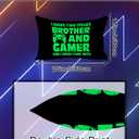 5 x Funny Gaming Throw Pillow Cover, Gamer Gifts for Teenage Boys, Kids Boys Gaming Room Decor, 12  20 Inch (Neon Green)