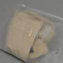 Zmart High Waisted Bikini Bottoms - Women's Full Coverage Ruched Bathing Suit Bottom Low Cut Swimsuit Beige S