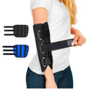Elbow Brace for Ulnar Nerve Cubital Tunnel Syndrome for Women and Men, Arm Splint Left & Right Elbow Support Immobiliser for Straighten Arms to prevent Elbow Bending While Sleeping