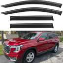 Window Visors Rain Guards Shield for 2018-2024 GMC Terrain, Out-Channel Window Vent Wind Deflectors Visors Shades for 18-24 Terrain SLE SLT AT4 Denali