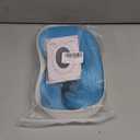 Sky Blue Wig with Bangs Short Light Blue Bob Wig Wavy Curly Wigs Synthetic Hair Wigs (Small Size)