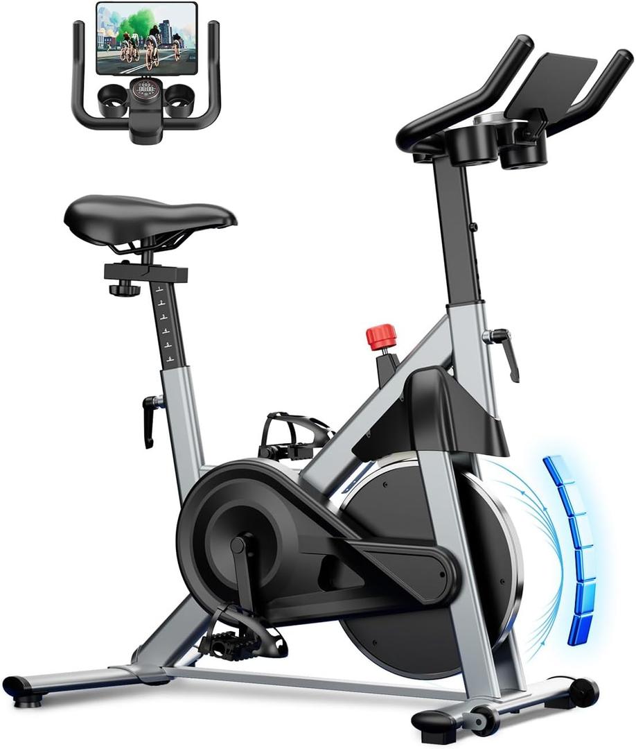 Superun Exercise Bike, Stationary Bike with 32-Level Magnetic Resistance