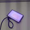 Onforu 1 Pack 38W LED Black Lights, Blacklight Flood Light with Plug, IP66 Waterproof, for Halloween Party, Glow in The Dark, Stage Lighting, Aquarium, Body Paint, Fluorescent Poster, Neon Glow, Black