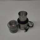 Secura Electric Coffee Grinder and Spice Grinder with 2 Stainless Steel Blades Removable Bowls