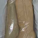 festooning Women's Knee High Boots Pointed Toe Inner Zipper Western Cowboy Boots Pull On Chunky Heel Wide Calf Tall Boots for Ladies (Beige, 8.5)