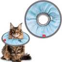 Agape Soft Cat Cone, Comfy Collar to Stop Licking & Scratching, Lightweight Recovery Collar for Cats After Surgery, Adjustable Elizabethan Collar for Neuter Recovery, Waterproof Neck Cones for Cats