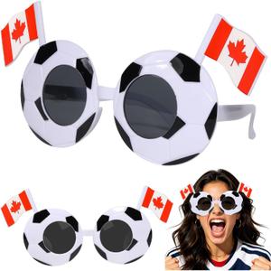 AICase for World Cup 2026 Merchandise,Flag Sunglasses Football Ball Panini Patriotic Olympic Soccer Gift & Game Day
