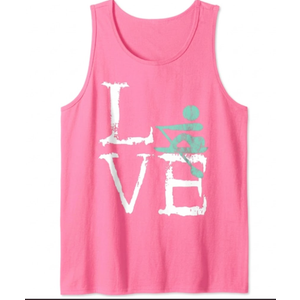 Rower Love Rowing Teams Coxswains Paddlers Crew Scull Tank Top (Pink, S)