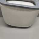 rice dispenser 22-pound, household sealed moisture-proof rice storage container for kitchen storage room, with measuring cup, suitable for kitchen storage room organization - Gray