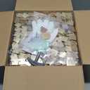 Shimmer Wall Backdrop Champagne Gold Sequin Wall Panel Backdrop Decor for Wedding, Anniversary, Birthday, Party, 36 Panels