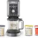 Ninja CREAMi Deluxe Ice Cream & Frozen Treat Maker, Includes (4) Family-Sized 24 oz. Tubs, for Ice Cream, Sorbet, Milkshakes, Frozen Yogurt, & More, 11-in-1, XL Capacity, Silver
