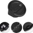 For Jeep JL Gas Cap Cover Locking Fuel Door Cover for 2018-2025 2026 Jeep Wrangler JL Sport Rubicon Sahara Willys & Unlimited 2-Door 4-Door