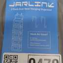 JARLINK Over The Door Organizer Storage, 5 Shelf Hanging Door Organizer with 5 Large Capacity Pockets, Anti Tilt 44 lb Load Behind Door Storage for Bedroom, Bathroom, Pantry, Nursery, (Grey) (1 Pack)