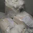 duduta White Faux Sheepskin Throw Rug 2x3 ft, Fluffy Shag Fur Chair Cover Small Bedside Dorm Rug Non Slip Washable