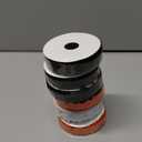 Hoteam 6 Rolls Halloween Ribbons Pumpkin Bat Ghost Shape Halloween Craft Thin Ribbon 30 Yards Garland Black White Orange Trim Embellishment for DIY Craft Gift Wreath Wrapping Holiday Party Decoration