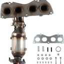 High Flow Front Catalytic Converter Fits for Toyota Camry 2012 2013 2014 2015 2016 2017 2.5L L4 Only Fit PZEV Catalytic Convertor Direct-fit 674-298 25051-0V040
