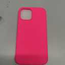 Miracase Compatible with iPhone 12 Case and iPhone 12 Pro Case, Liquid Silicone Gel Rubber Full Body Protection Shockproof Drop Protection Phone Case for iPhone 12/12 Pro 6.1 inch, Hot Pink