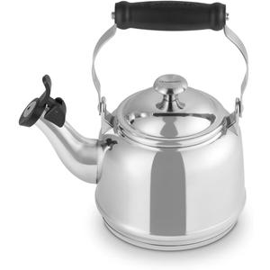 Le Creuset Demi Tea Kettle with Metal Finishes, 1.25 qt., Stainless Steel