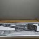 Huuger L Shaped Desk, 47 Inches Computer Desk with Reversible Storage Shelves, Gaming Corner Home Office Writing Study with Metal Frame, Black