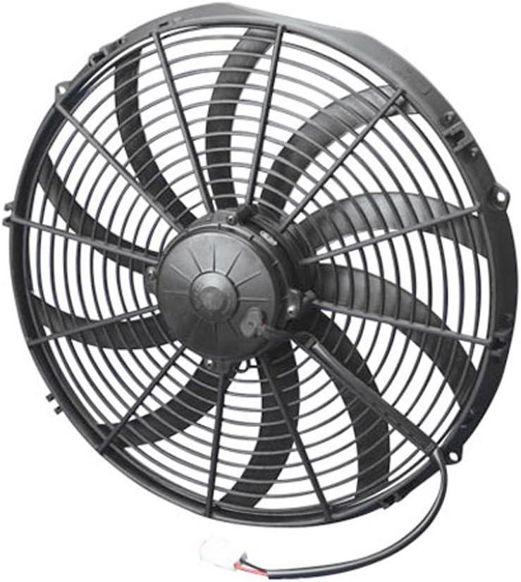 Spal 30102049 16" Curved Blade Performance Fan , Black